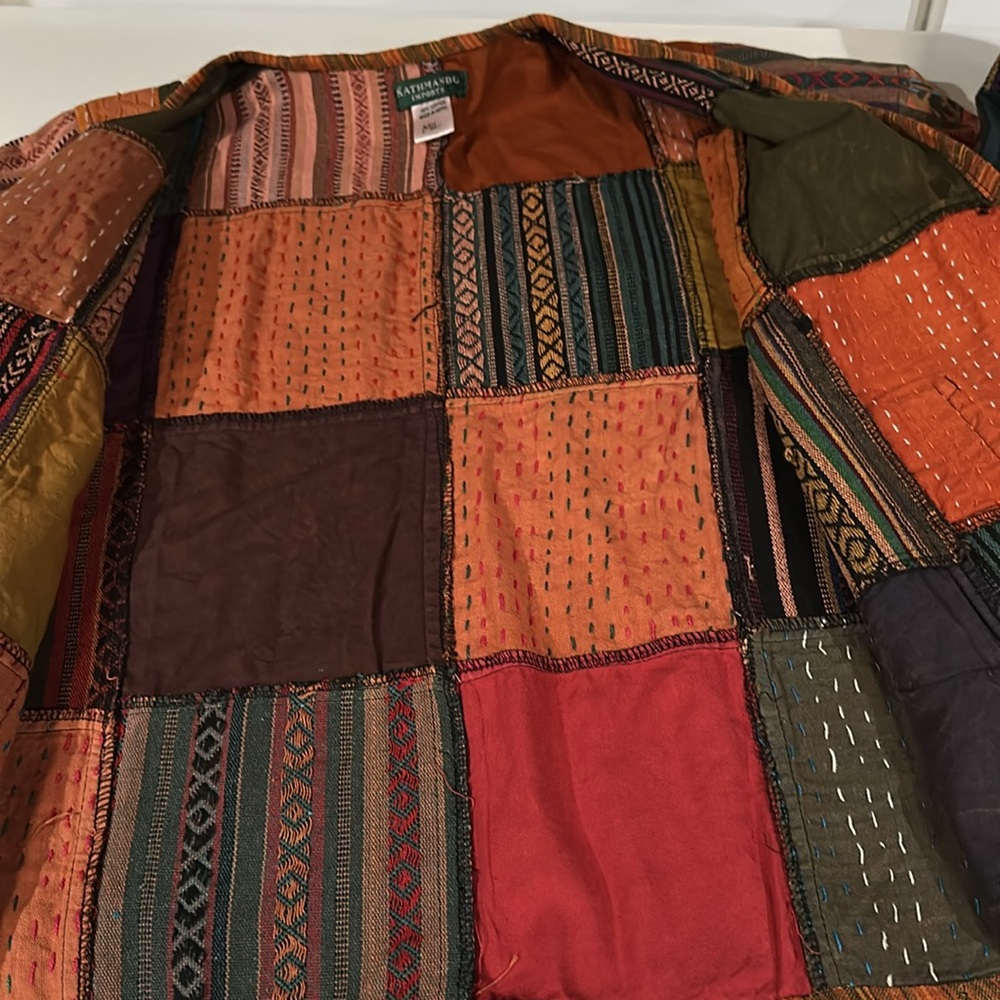 Nwot Kantha Patchwork Jacket - image 5